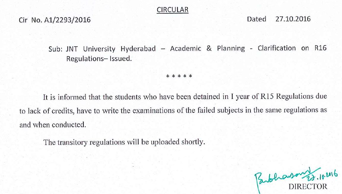 jntuh-clarification-on-r16-regulation