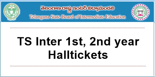 ts inter 1st, 2nd year halltickets