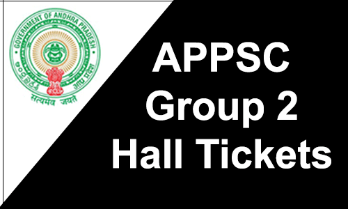 APPSC Group 2 Hall Tickets