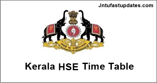Kerala-hse-time-table-2018