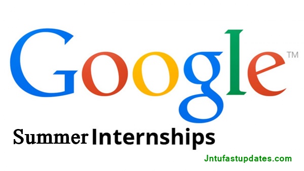 Google Summer Internships 2018