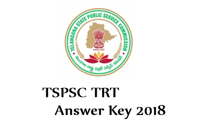TSPSC TRT Answer Key 2018 Download