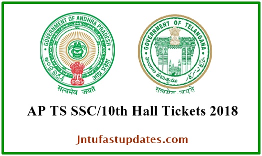AP/ TS SSC Hall Tickets 2018 Download