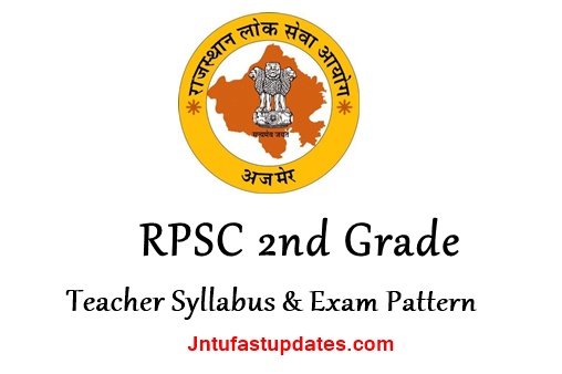 RPSC 2nd Grade Teacher Syllabus