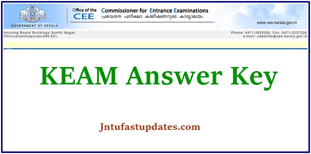 KEAM Answer Key 2021