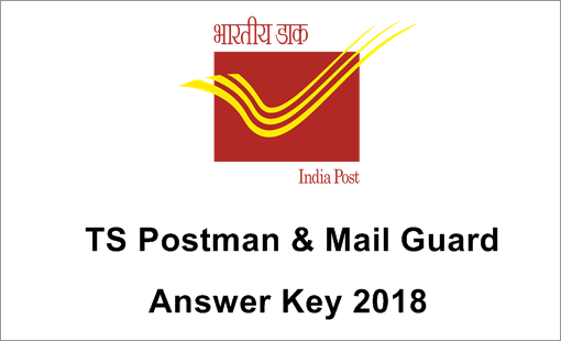 TS Postal Postman & Mail Guard Answer Keys 2018 Released For 17th June @ telanganapostalcircle.in