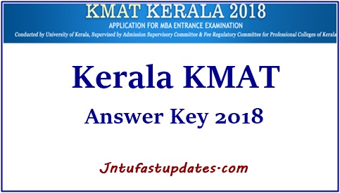 Kerala KMAT Answer Key 2018 Download