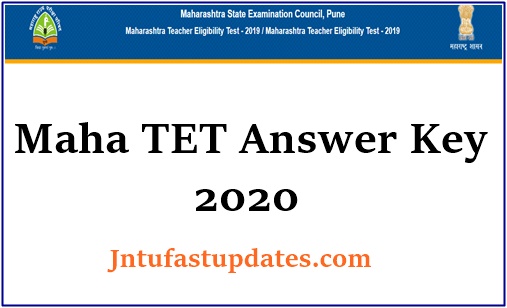 maharashtra tet answer key 2020