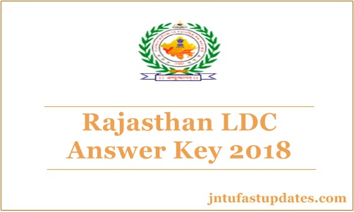 Rajasthan LDC Answer Keys 2018 Released – RSMSSB Junior Assistant Solutions, Cutoff Marks