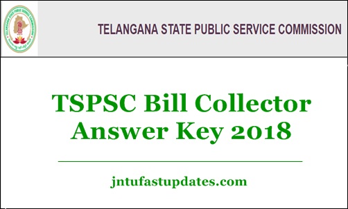 TSPSC Bill Collector Answer Key 2018 – Telangana GHMC Bill Collector Exam Solutions, Q.Papers