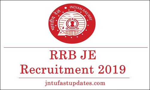 RRB JE Recruitment 2019