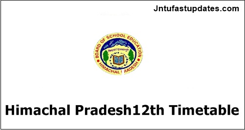 HP Board 12th Date Sheet 2019