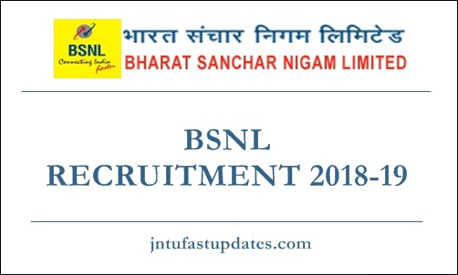 BSNL Recruitment 2018
