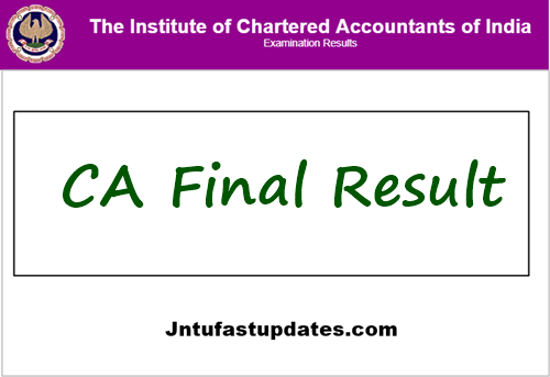 CA Final Result 2021