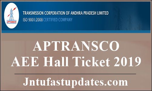 APTRANSCO AEE Hall Ticket 2019