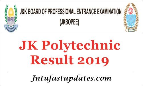 JK Polytechnic Result 2019