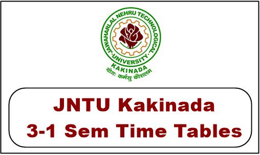 jntuk-3-1-time-table-2025
