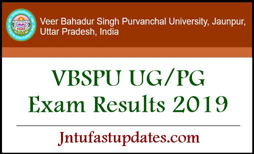 VBSPU UG PG Results 2019