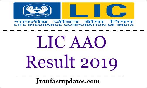 LIC AAO Result 2019