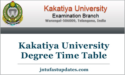 Kakatiya-University-Degree-Time-Table-2019