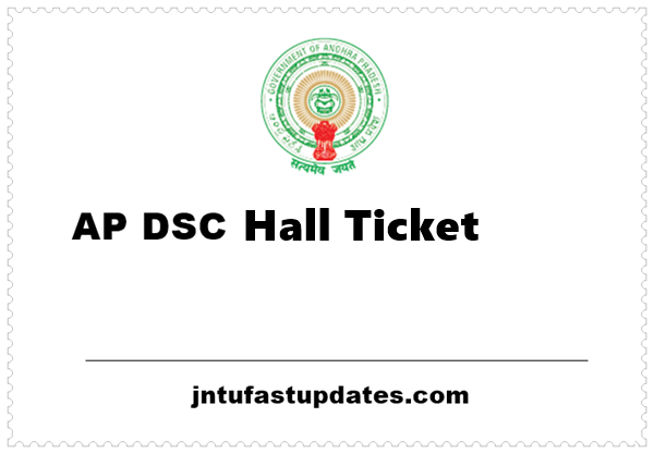 ap dsc hall ticket
