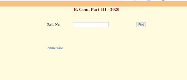 Uniraj B.Com Part 3 Result 2020