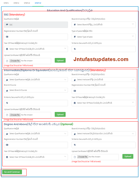 ap grama volunteer apply online - step-4