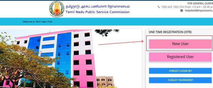 One Time Registration