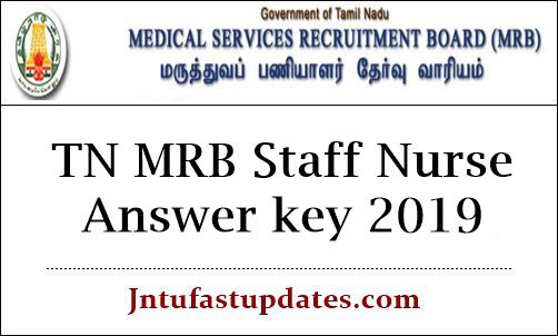 TN MRB Staff Nurse Answer key 2019