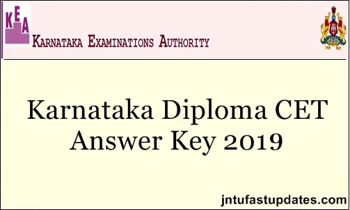 DCET Answer Key 2019