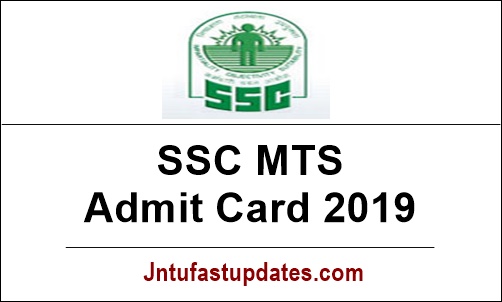 SSC MTS Admit Card 2019