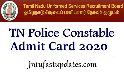 tn police constable hall ticket 2020