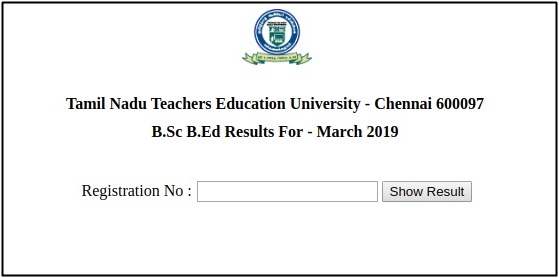 TNTEU Result 2019