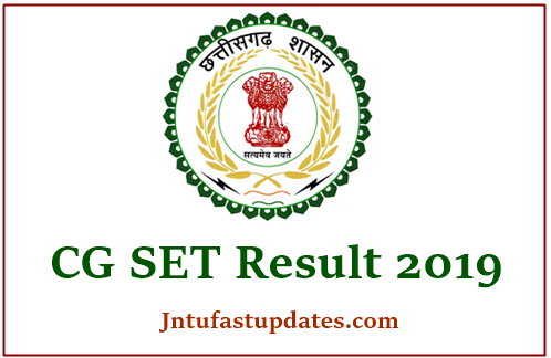 CG SET Result 2019