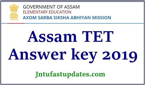 Assam TET Answer Key 2019