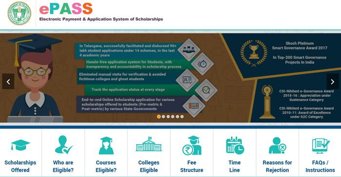 TS EPASS Fresh & Renew Application 2019-20