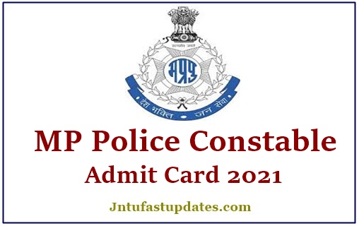 MP Police Constable Admit Card 2021