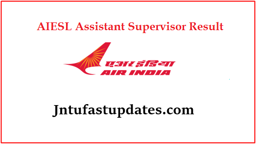 AIESL Assistant Supervisor Result 2019