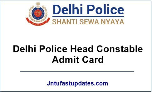 Delhi Police Head Constable Admit Card