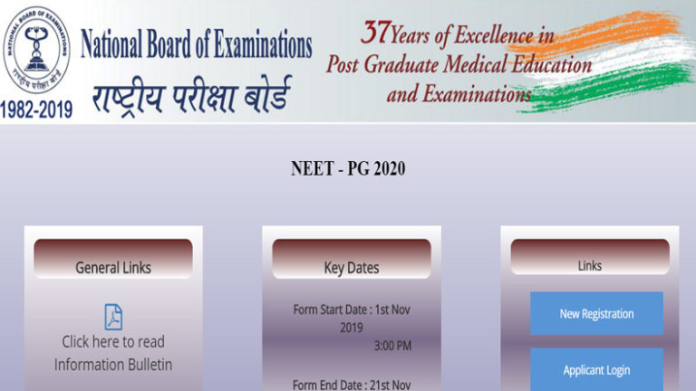 NEET PG Merit List 2020 (Released) – Result, Cutoff Marks, Score Card Download