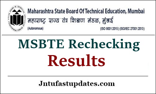 MSBTE Rechecking Result 2021