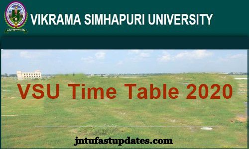 VSU-Degree-Time-Table-2020