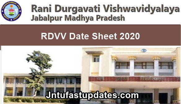 RDVV-Date-Sheet-2020