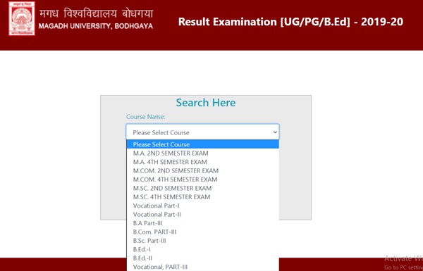 Magadh University result 2021