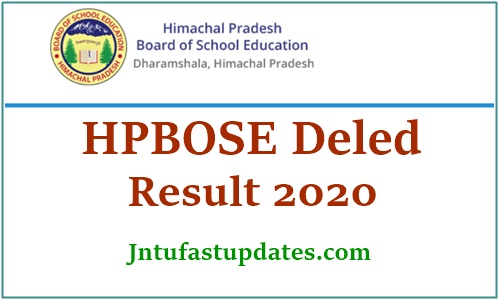 HPBOSE D.El.Ed CET Result 2020 (Released) – HP JBT Cutoff Marks, Merit List