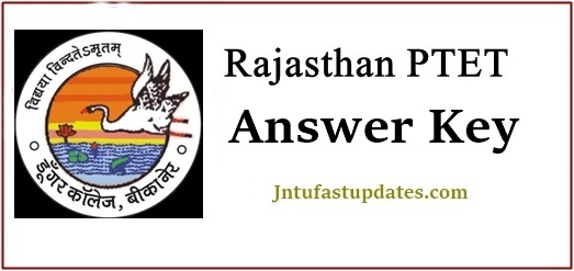 PTET Answer Key 2021