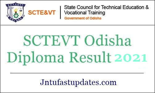 SCTEVT Odisha Diploma Result 2021 Summer (Released) | 1st 2nd 3rd 4th 5th 6th 7th Sem Results @ sctevtodisha.nic.in