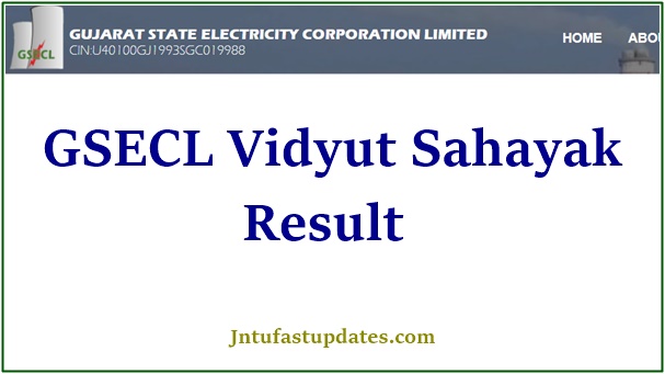 GSECL Vidyut Sahayak Result 2020