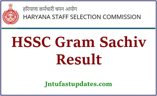 HSSC Gram Sachiv Result 2021