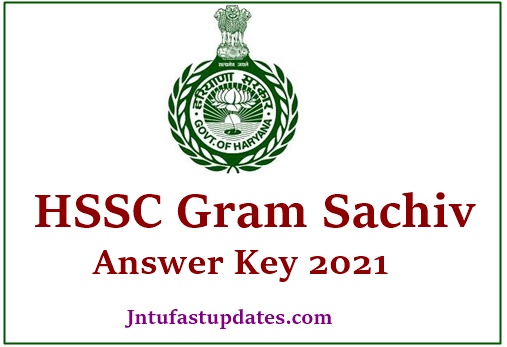 HSSC Gram Sachiv Answer Key 2021
